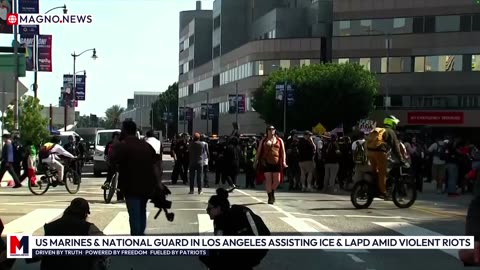 🇺🇸 US Marines & National Guard in Los Angeles assisting ICE & LAPD amid Violent Riots [LIVE]