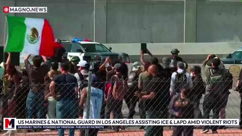 🇺🇸 US Marines & National Guard in Los Angeles assisting ICE & LAPD amid Violent Riots [LIVE]