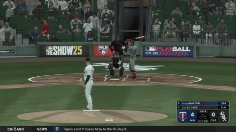 MLB The Show 31 2k25 Minnesota Twins At Chicago White Sox