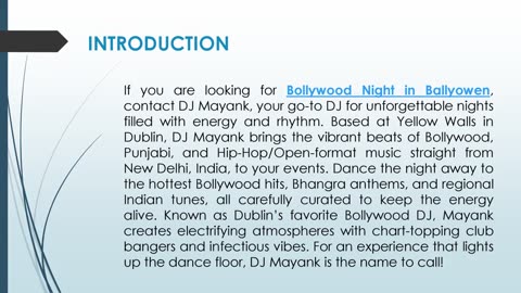 If you are looking for Bollywood Night in Ballyowen