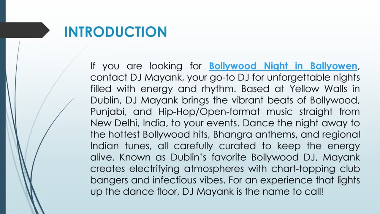 If you are looking for Bollywood Night in Ballyowen