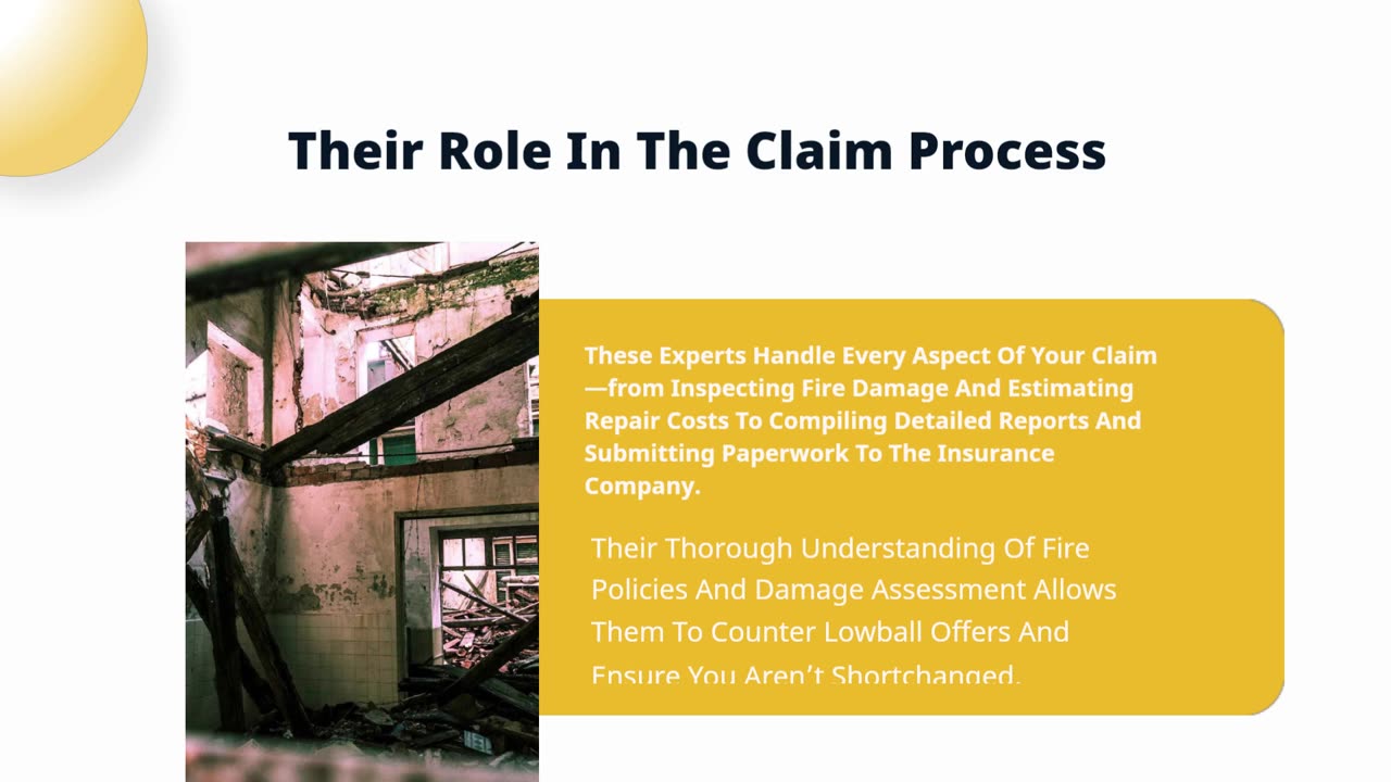 Fire Claim Adjuster