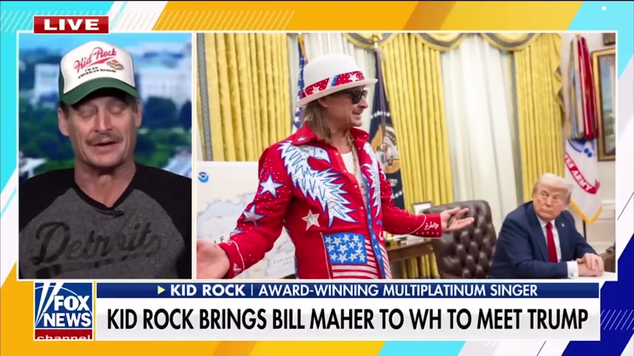 Kid Rock says Bill Maher’s dinner with President Trump at the White House “blew his mind”