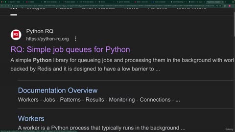22.4 -Python RQ Setup Distributed Queues