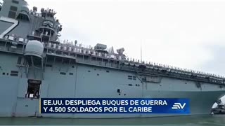 Buques de guerra EE.UU 🇺🇸 justo frente de Venezuela en ARUBA alerta total