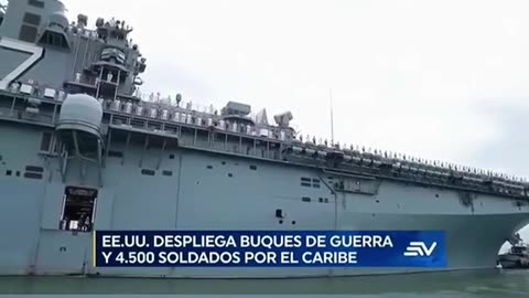 Buques de guerra EE.UU 🇺🇸 justo frente de Venezuela en ARUBA alerta total