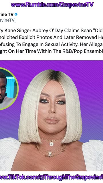 Aubrey O’Day Alleges Diddy Sent Explicit Photos And Ousted Her From Danity Kane After Refusing Him.