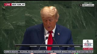 Trump to the UN - none of you ever did JACK SHIT to stop any wars.