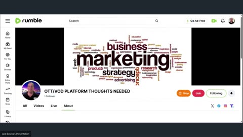 OTT/VOD PLATFORM THOUGHTS NEEDED