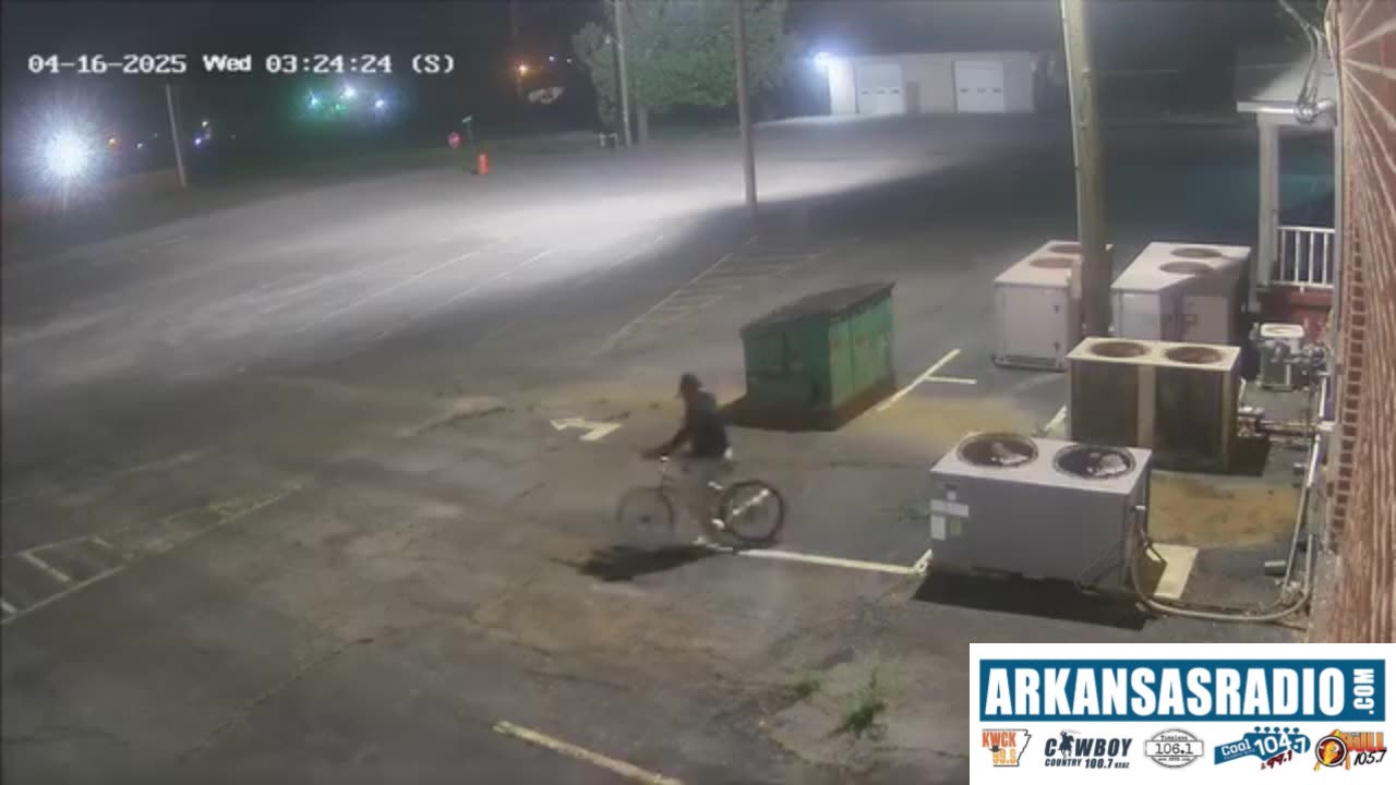 WATCH: Police Request Help Finding Bike Suspect In Arkansas