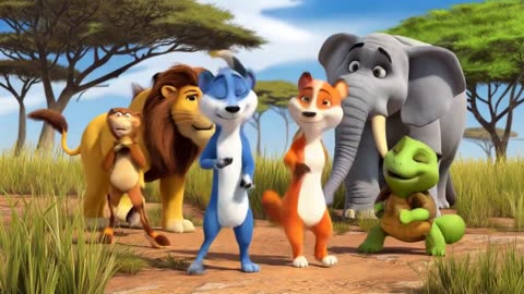 Animals Dance together