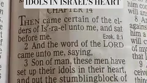 Ezekiel Chapter 14 (KJV) Livestream Preview God Deals with the Idols in Israel's Heart #preview #kjv