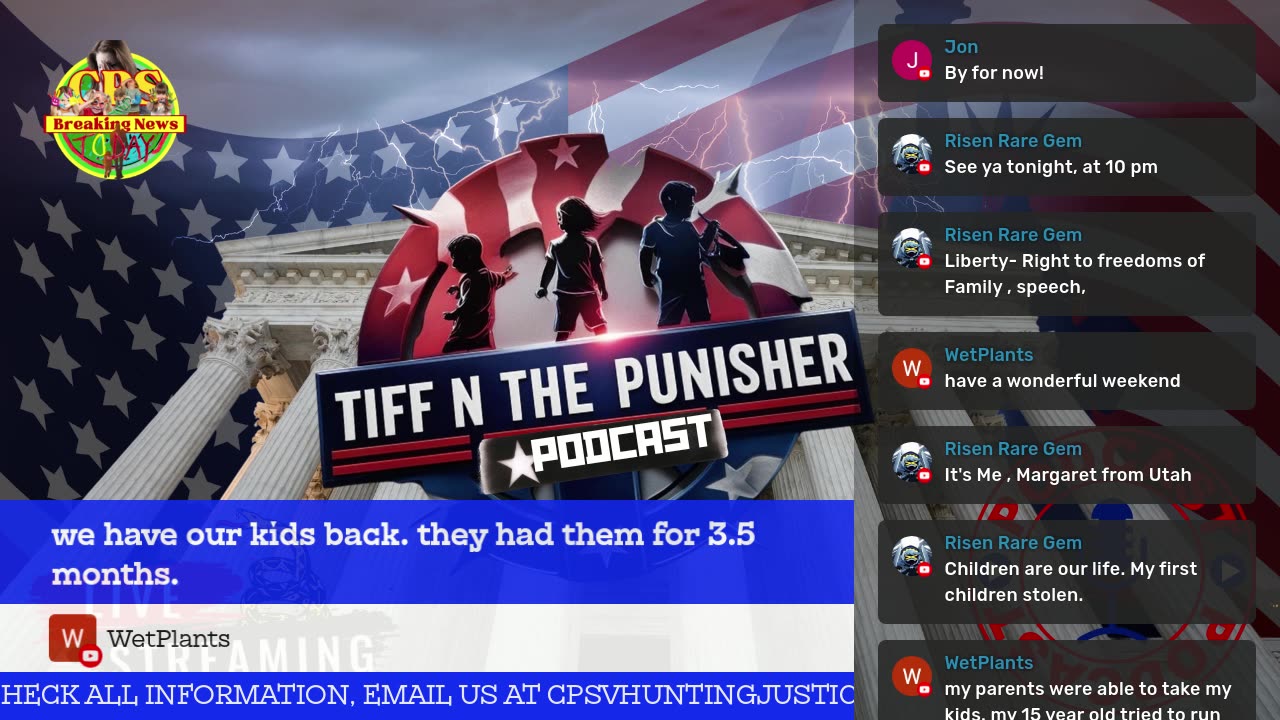 Tiff n the Punisher fighting cps one amendment at a time
