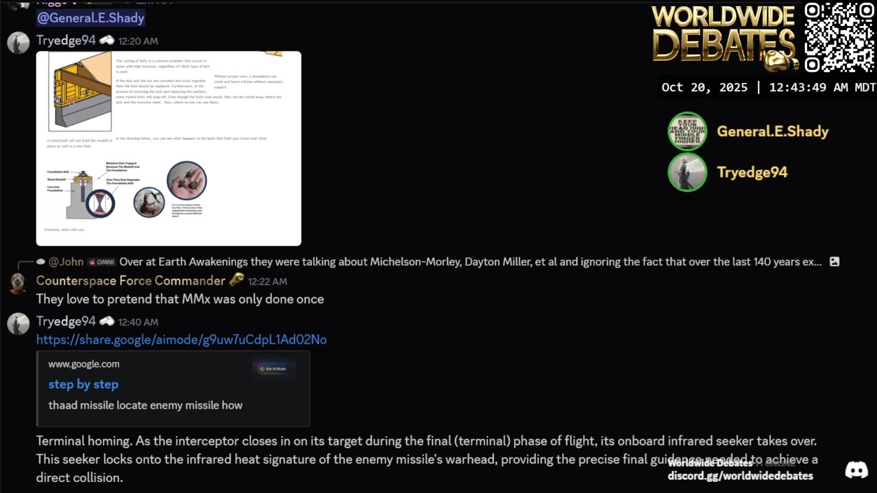 0121 WIDESTREAM - Worldwide Debates - YouTube/Twitch/Rumble