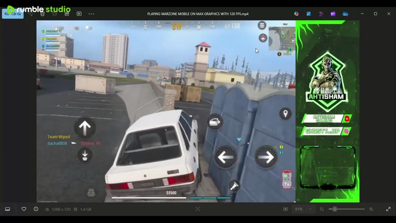 PLAYING WARZONE MOBILE ON MAX GRAPHICS WITH 120 FPS LIVE