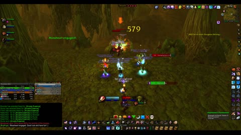 Turtle wow - PUG Black Moras custom dungeon - Mage POV - no commentary