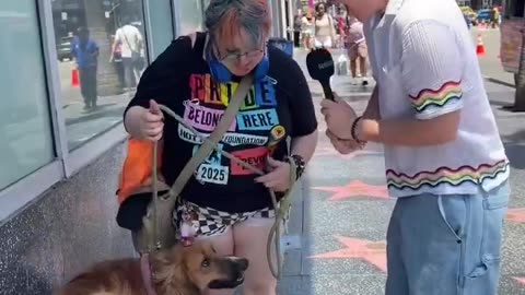 🥴That poor dog 🥺 This woman does not understand pack mentality.