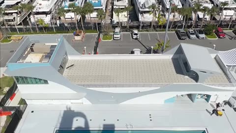 Would You Jump Off The Diving Platform at This Pool?