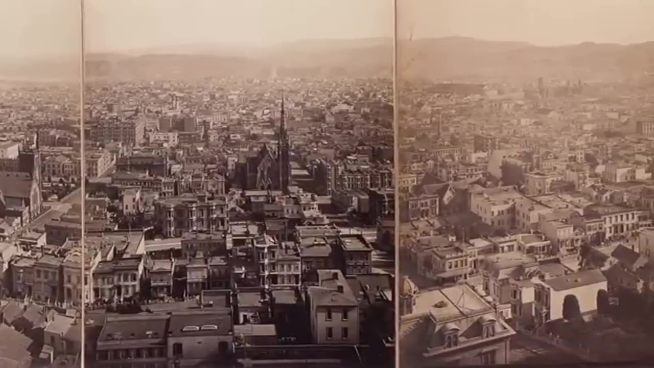 Jarid Boosters - No one can explain the first panoramic photograph of San Francisco (1878)