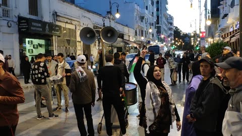 مسيرة شعبية بطنجة تخليدا للذكرى 77 للنكبة الفلسطينية 15 05 2025 بلادي ارضي حرة