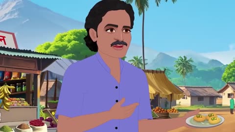 पानी पूरी वाला Hindi Story _ Hindi Kahani _ Hindi Stories _ Moral Stories _ cartoon story