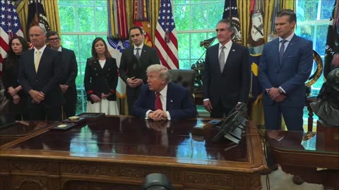 President Donald Trump defended his administration's move to block Harvard's