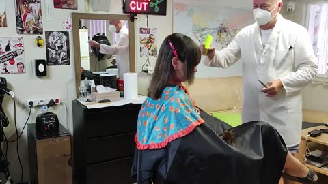 Sexy girl forced haircut 2025 ✂️💈