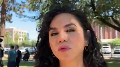 AZ Representative Teresa Martinez. Interview after the press conference.