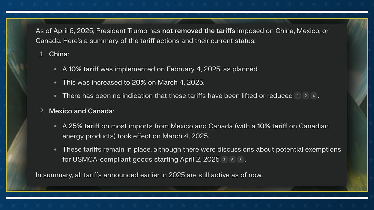 Investors Are Scared of Tariffs.