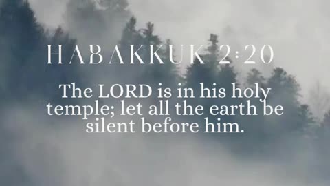 Habakkuk 2:20