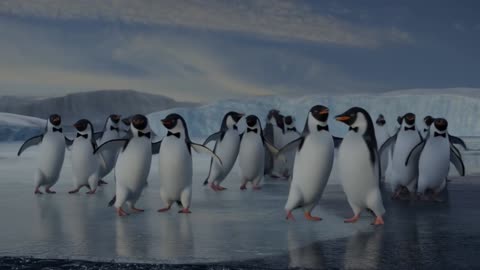 Salsa Showdown: Penguin Dance Party on Ice!
