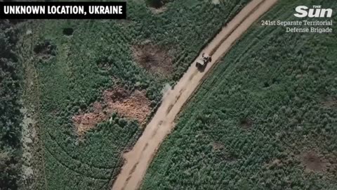 The Sun newspaper published a video of Ukrainian fighters wearing ISIS chevrons: