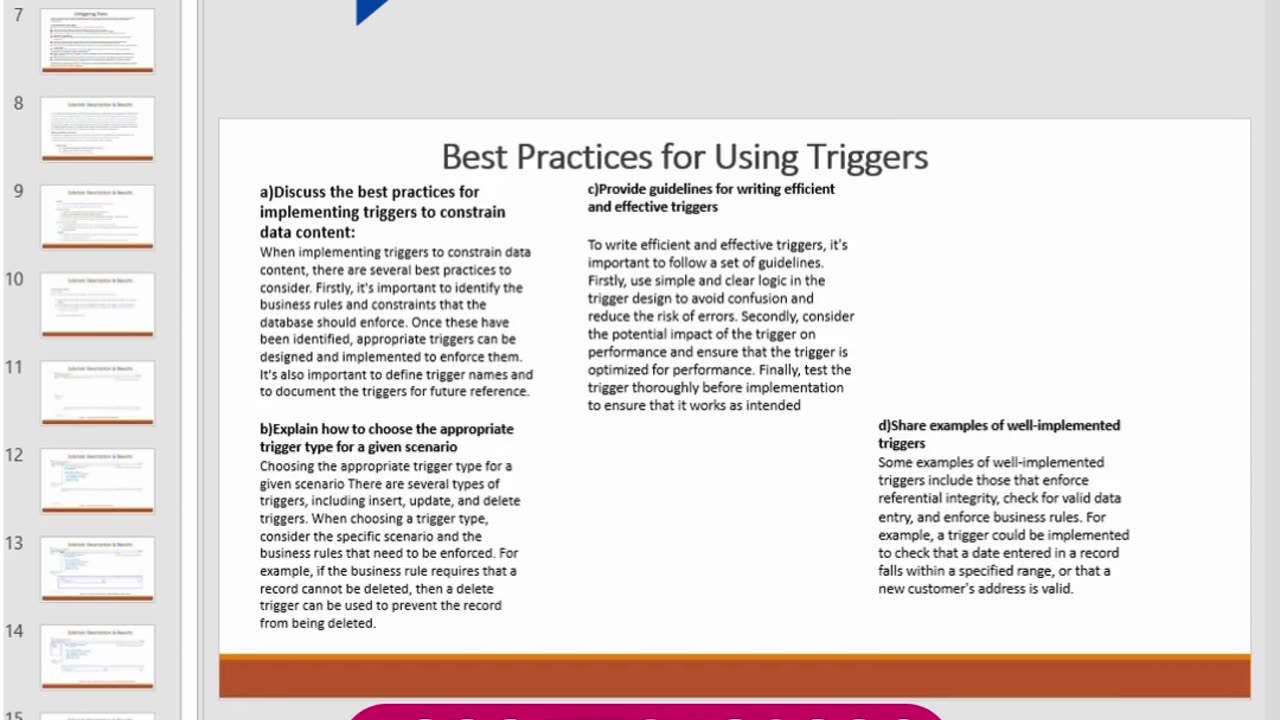 Student Work (Presentation) | CST8276 Final Group Project | Report + SQL + Demo | Algonquin College