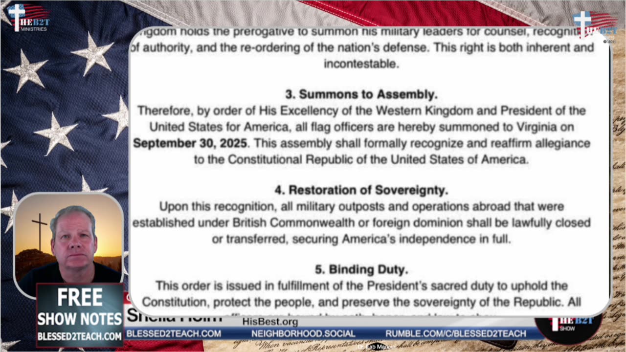🕵️♂️ Our Commander-in-Chief has now freed us from England’s corporate grip!