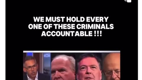 We Must Hold Every One of these Criminals Accountable