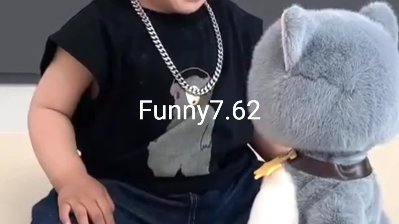 Baby's Adorable Chat with Teddy!
