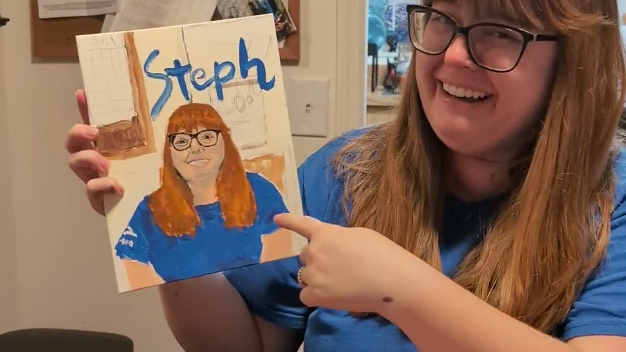 We did the "paint your partner" date night...