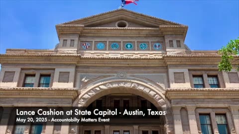 Lance Cashion's Speech at the Capitol of Texas - Why Christians Need to Get Involved