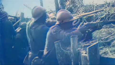French and English commanders plan trench defence and evacuation drills 1916.
