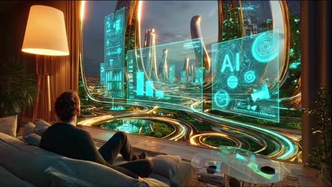 Neo Arcadia Ocean Sky City 4K