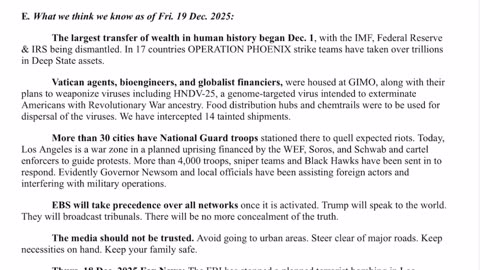 EXTRA Judy Byington Un-Redacted 12.20.25 - Wordwide Blackout, Greatest Wealth Transfer Began.mp4