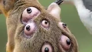 Trending: Birds pull larvae from squirrels' backs #animalrescue #wildliferescue
