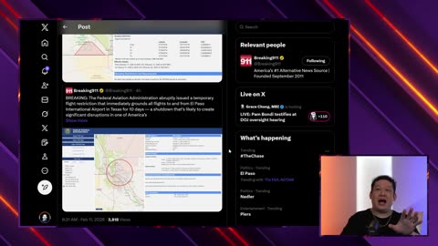 Why Was There A TEN Day NOTAM Issued Over El Paso? 🚨🚨🚨