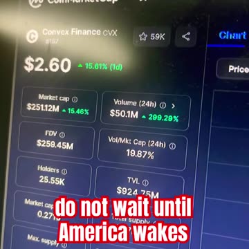 convex finance cvx crypto news today bitcoin price predation #fyp