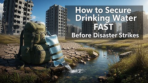 When the City Tap Runs Dry | How to Secure Water FAST Before Disaster Strikes (Prepping 2025)