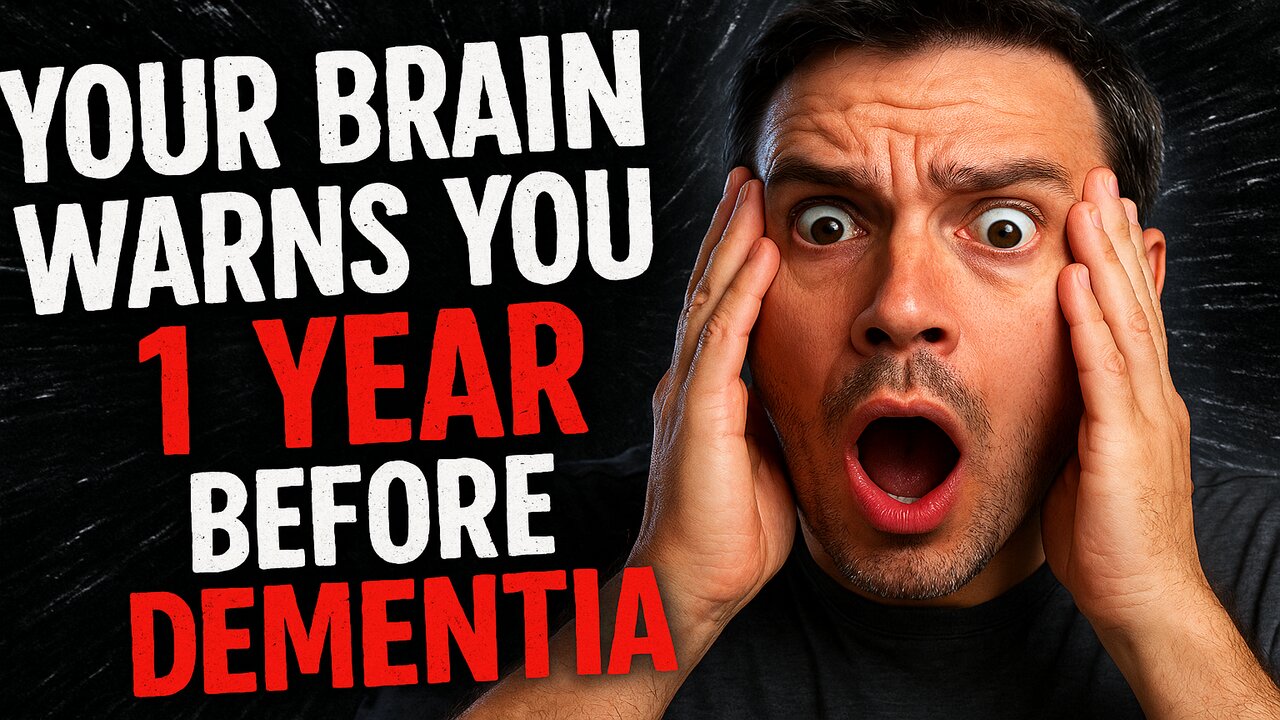 Your Brain Warns You 1 Year Before Dementia