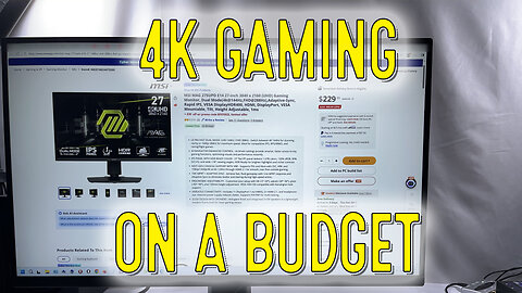 Gaming In 4K On A Budget: My MSI MAG 275UPD 27" 4K Monitor Review