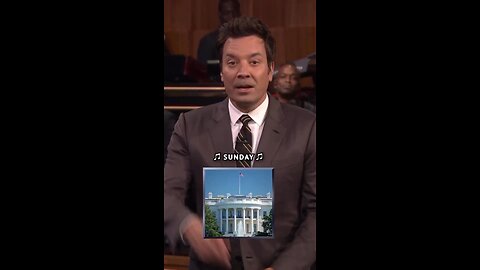 Jimmy Fallon performs a song about President Trump