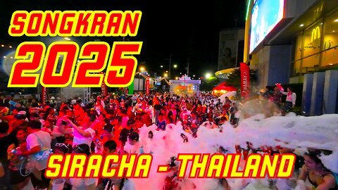 Ray Roams To Songkran 2025 | Siracha | Thailand 🇹🇭
