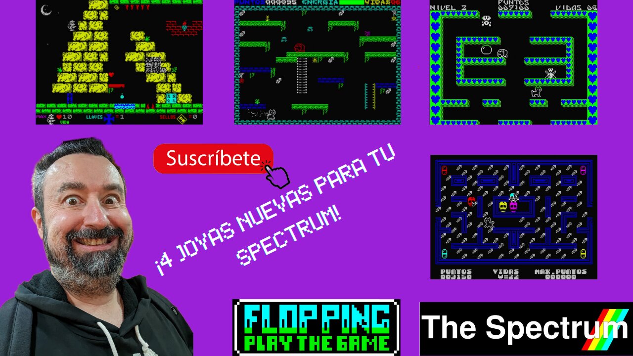 🧨 RetroGAMER alucina con 4 joyas de Flopping para ZX Spectrum 🕹️ ¡Pura nostalgia pixelada!